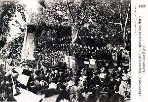 Perregaux - Inauguration du Monument aux Morts - 1927